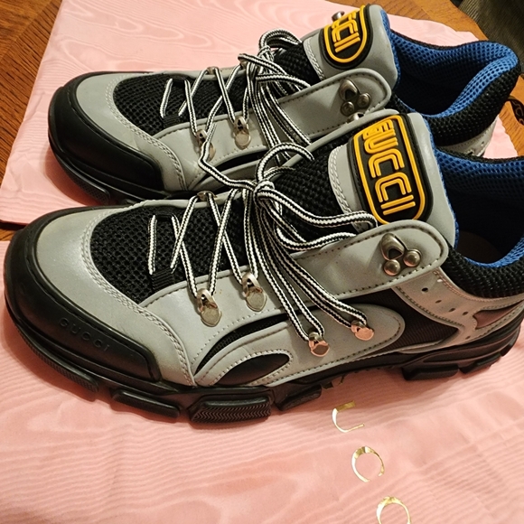 EUC - Gucci Flashtrek 3M Reflective Sneakers - Picture 2 of 6